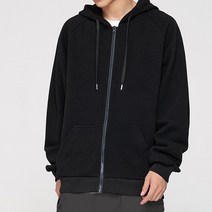 톡톡 도톰 부드러운 온국민 루즈핏 베이직 320g 코튼 후드집업 점퍼