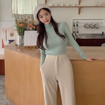 코코블랑 / 프롬 쫀쫀 12컬러 폴라 티셔츠
