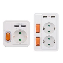 일신 USB 1구 2구 멀티탭 고속충전, 0cm