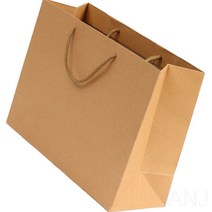 리시안제이 40X30CM 인쇄 프린트용 종이가방 무지 브라운 선물가방 기프트백