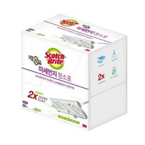 기타 스카치브라이트 일회용 마른 청소포 80매 x 2개, 꾺선택_