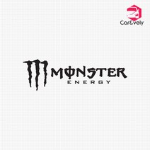 카앤블리 몬스터에너지 캠핑 데칼스티커 CNCP-17 /캠핑스티커 /몬스터에너지스티커, 블랙, 소형