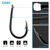 낚시바늘 낚시용품 200pcs 1 #-15 # 단일 낚시 후크 Iseama Fishhook 높은 Qulity 가시 웜 잉어 장비 블랙