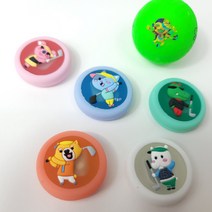 5종 LED 프렌즈 골프 볼마커 볼마크 야간 라운딩 티걸이 캐디용품 골프악세사리, 화이트