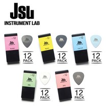 신제품 JSU 기타피크/ 일렉기타피크/ 통기타피크/ Picks (12팩) 세트, ABS, 1.12mm(12팩+케이스), 스탠다드(기본형)