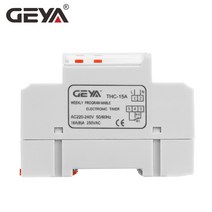 GEYA THC 15A 20A 시간 스위치 프로그래밍 가능한 DIN 레일 LCD 디지털 타이머 12V, 04 THC-15A-AC220V