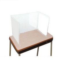 책상용 투명 칸막이.가림막(옆면가림종이포함)