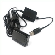 배터리 DC 파워 뱅크 USB 케이블 LP E17 LPE17 ACK-E18 DR-E18 캐논 EOS 77D 200D 250D 750D 760D 800D 850D 8000D 900, 기본