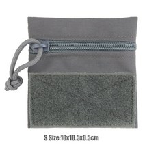 알루미늄파우치 사냥 airsoft 조끼 전술 패치 캔디 가방 mk3 mk4 airsoft chest rig vest attached hang storage bag, 그레이