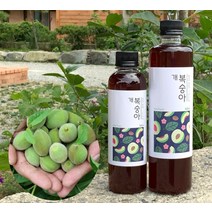 농부프린스 무농약 개복숭아청 개복숭아효소 진액 원액 액기스 300ml, 1개