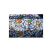 일본식 옷감 면화 클래식 전통 스타일 벚꽃 인쇄 꽃 선물 상자 포장 많은 용도115589, 70x70cm, s10