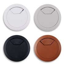 전선캡 책상 식탁 테이블 가구 정리 커버 구멍마개, 라이트베이지