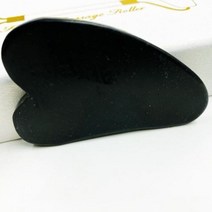 천연 제이드 롤러 마사지기 페이스 롤러 구아샤 제이드 스톤 페이스 마사지기 페이셜 뷰티 스킨 케어 도구 주름 방지 리프트, Black 1, [09] Black 1