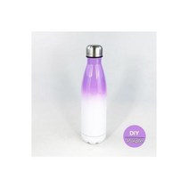 350ML/500ML Thermos DIY 이름 로고 이미지 사진 텍스트 크리 에이 티브 축의금 Fine 콜라 모양 스포츠 병 더블 StainlessSteel, 500 미리리터, 보라색