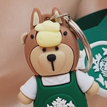 스벅 키링 12간지 스타벅스 열쇠고리 캐릭터, 고무줄