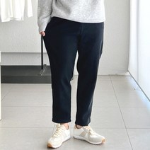 코튼 겨울 융털 기모 테이퍼드핏 사방 스판 밴딩 팬츠 (4color)