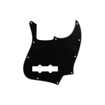 [] Allparts 모든 부품 PG-0755-033 Black Pickguard for Jazz Bass 8046