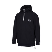 YOBEAT BARIRA HOODIE 블랙 요비트 스노우보드복 방수후드 남녀공용 스키복 방수스노우보드복
