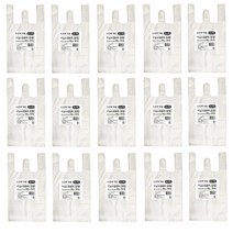 롯데이라이프 비닐봉투 백색, 중 (42 x 52 cm), 90매 x 15개