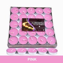 밀랍초 천연 기도 초50 PCS 연기없는 하트 모양의 아로마 캔들 생일 제안 화이트 라운드 티-요리, 10 05