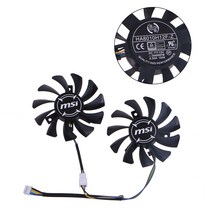 2PCS 그래픽 카드 냉각 팬 12V 75mm MSI GTX660 GTX670 GTX680 GPU 팬, 한개옵션0