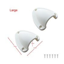 2PCS 해양 나일론 와이어 케이블 통풍구 커버 조개 껍질 보트 콘센트 요트 액세서리, [06] Large White