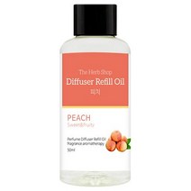 더허브샵 송풍구 차량용 디퓨저 방향제, 1개, 리필 피치