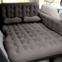 자동차 차박 에어 매트 시트 트렁크 2인용 침구 여행, A1 에어 리크 리뉴 - 그레이