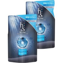 일본직발송 6. 【まとめ買い】 hs for men ボリュームアップ シャンプー 詰替え用 300g × 2個 B07D982DST, One Size, One Color