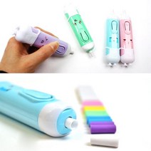 전동지우개 리필심 20개 포함, 블루