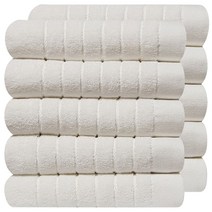 10장 업소용수건 170g /50장이상주문시 인쇄무료/호텔 모텔 펜션 요양원 미용실 기념 수건 타올, 밀크화이트