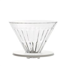 타임모어 크리스탈 아이 드리퍼 01 글라스 화이트, 단품