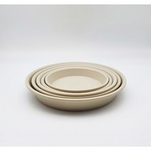 시즌플라워 [화분]베이지색 플라스틱 화분받침(동그라미) 6호, 19cm(6호)