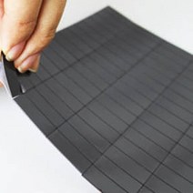 상가 홍보물 차량광고 영업 전단지 명함 사진 교육자료 만들기 DIY 조각 고무 자석 검정 25, 기본