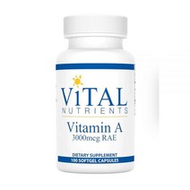 Vital Nutrients 비타민 A 3000 mcg RAE 100 소프트젤