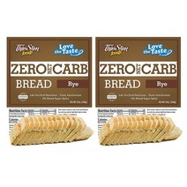 ThinSlim Foods 키토빵 호밀 Keto Low Carb Rye 14조각 2팩, 2개