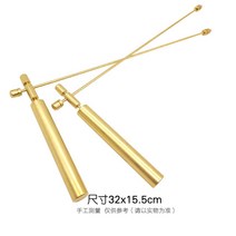 수맥봉 풍수지리 탐사봉 수맥 탐지기 엘로드 측정기, 양궁 순동 32 cm(쌍), 1개