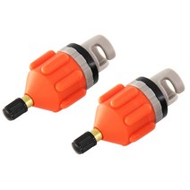 12pcs 로잉 보트 에어 밸브 어댑터 나일론 카약 풍선 펌프 어댑터 서핑 패들 보드 카약 부품 액세서리, 오렌지 2개, 협력사