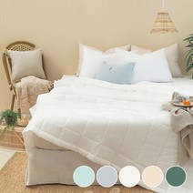 올리비아데코 쿨데이3 인견 여름 누비이불세트(Q)