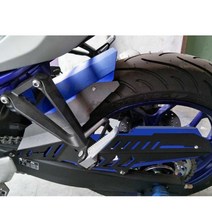 야마하 Yamaha YZF R3 R25 MT-03 튜닝파츠 체인커버 리어펜더, 레드, 1개