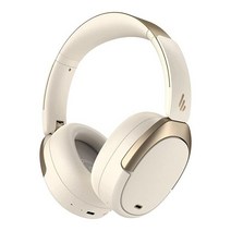 Edifier WH950NB 무선 헤드폰 - 액티브 노이즈 캔슬링 헤드셋 블루투스 5.3 고해상도 오디오 55시간 재생 시간 구글 고속 페어링 듀얼 장치 연결 앱에 블랙, ivory
