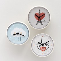 [우드로하우스] 집들이선물 디자인 욕실시계 방수 벽시계 모음, 색상:22. HDW-6022 러브파리시계