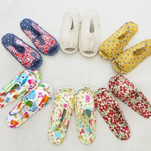 퀼트 실내화 면 슬리퍼 여성 거실 덧신 실내 층간소음 천 퀼팅 누빔 어린이집 유치원, 모음 05