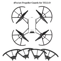 드론프로펠러 DJI 텔로 프로펠러 드론 쿼드콥터 비행기 예비 부품용 프로텍터 보호 커버 4 개/키트, 한개옵션0
