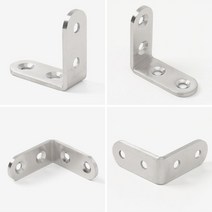 요비월드 스텐꺽쇠 코너철 20P세트 40X40MM 화스너 앵글꺽쇠 보강철