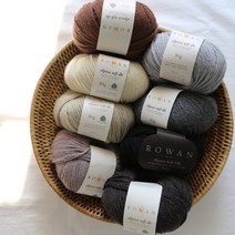 로완 알파카소프트 DK (Rowan alpaca soft DK) 로완실 영국수입실 부드러운실 알파카실 손뜨개실, 206 딮로즈(와인레드)
