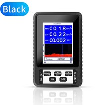 XR-1 방사선 검출기 디스플레이 화면 가이거 카운터 개인 선량계 베타 감마, [01] Black