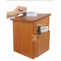 헌금함 교회 상자 원목 헌금 모금함 봉헌함 십일조, 단일사이즈