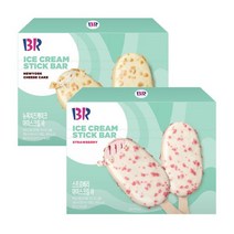 배스킨라빈스 아이스크림 바 스트로베리 4개+뉴욕치즈케이크 4개, 없음, 4개