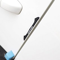 [간지] 스포티지 더볼드 도어가드 문콕 외관 흠집 예방 레터링 포인트 에폭시 몰딩 용품, 실버카본(4P)